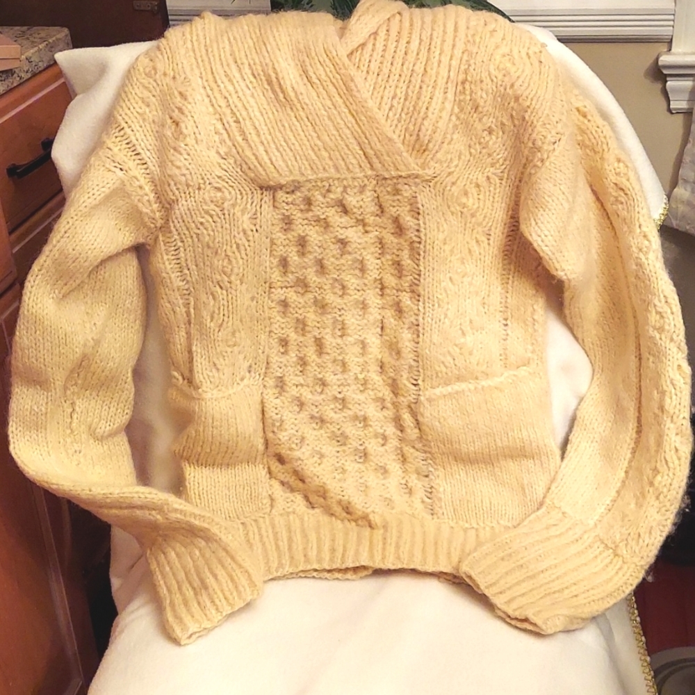 Knit Hooded Sweater